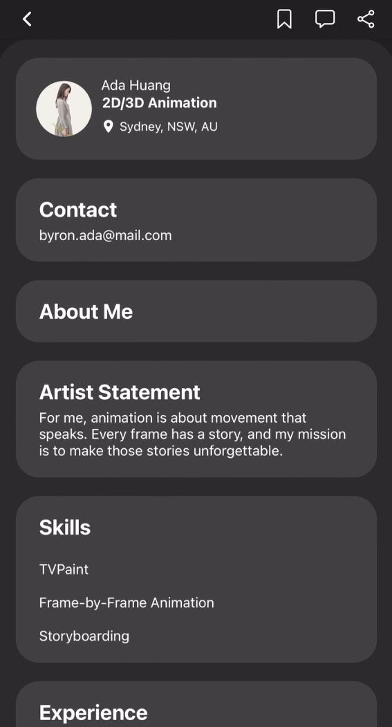 Portfolio Page 1